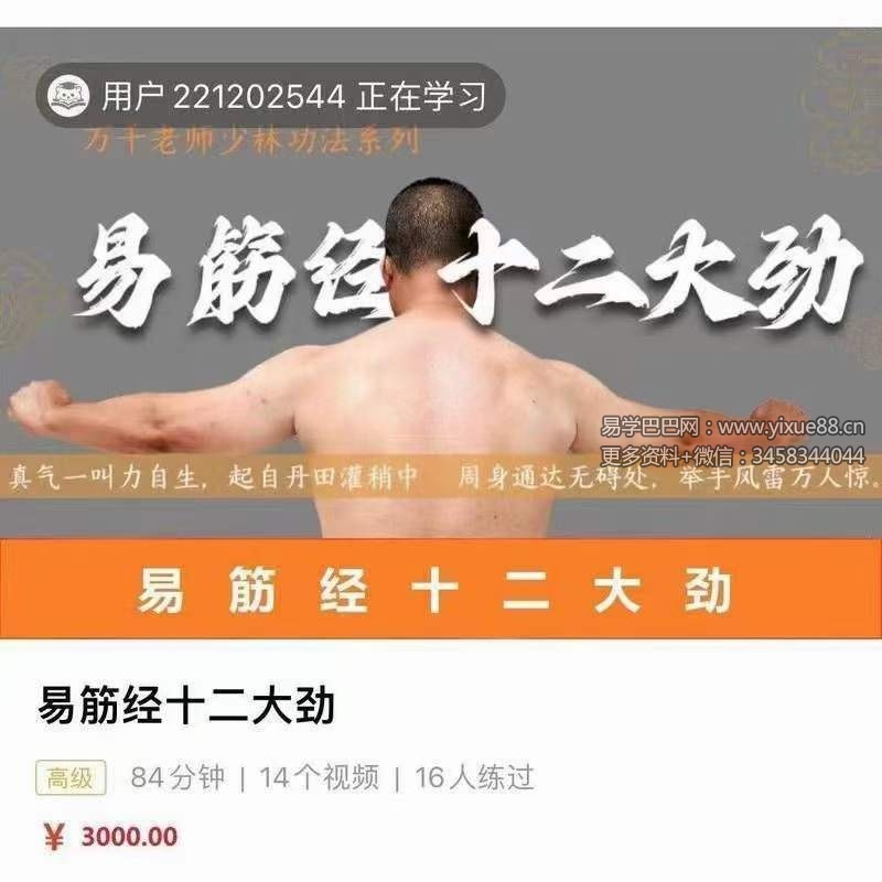 万千 易筋经十二大劲14集