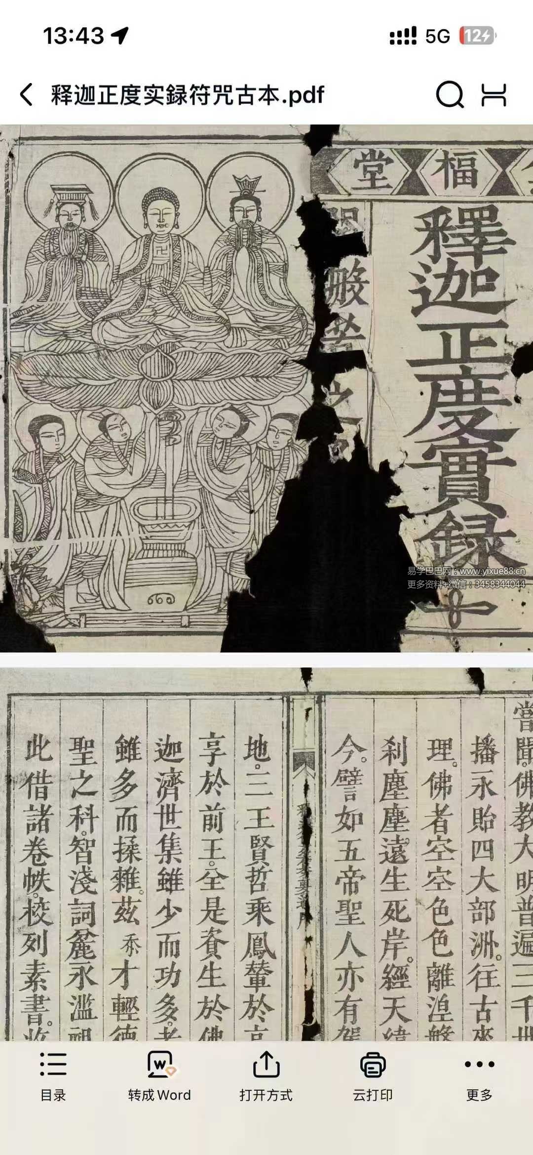 《释迦正度实録古籍佛教道教法术符咒灵符道术》120页