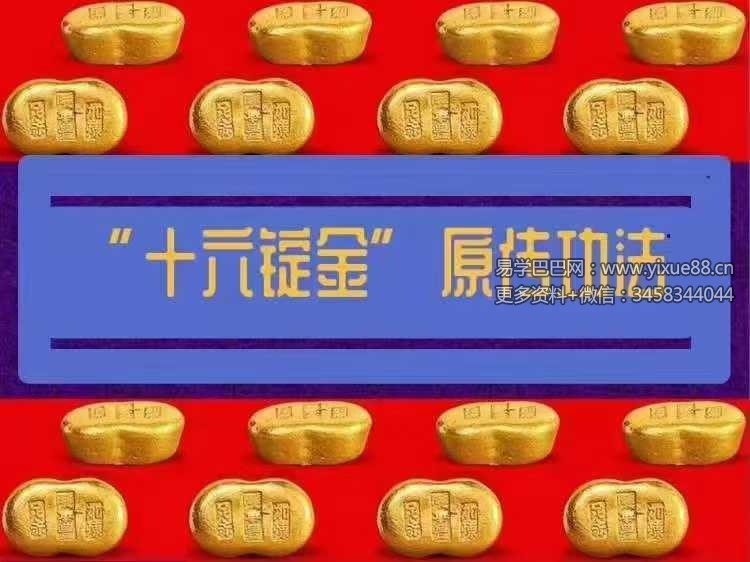 《十六锭金》道门原传经典内功功法 视频+文档