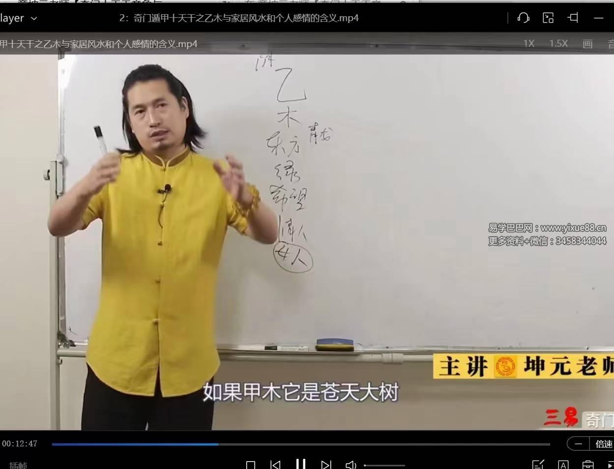 童坤元【奇门十天干意象与风水物品的组合】视频10集