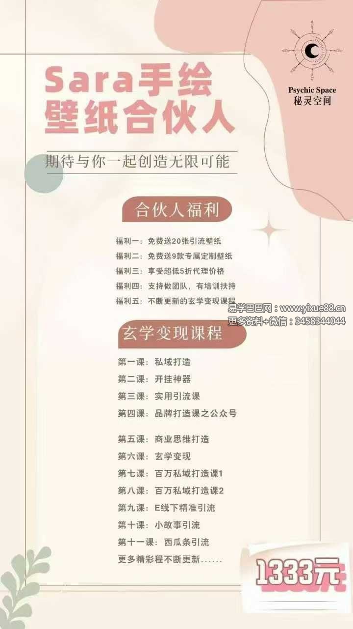 【秘灵空间】玄学变现课程11集