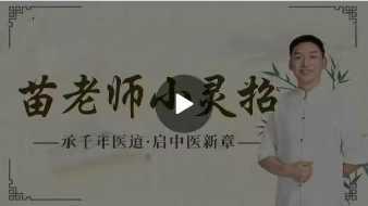 苗太傅《小灵招》110集视频课