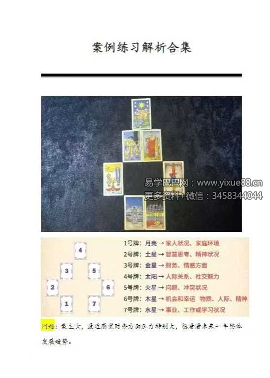 俪夏summe 塔罗案例解析合集204页