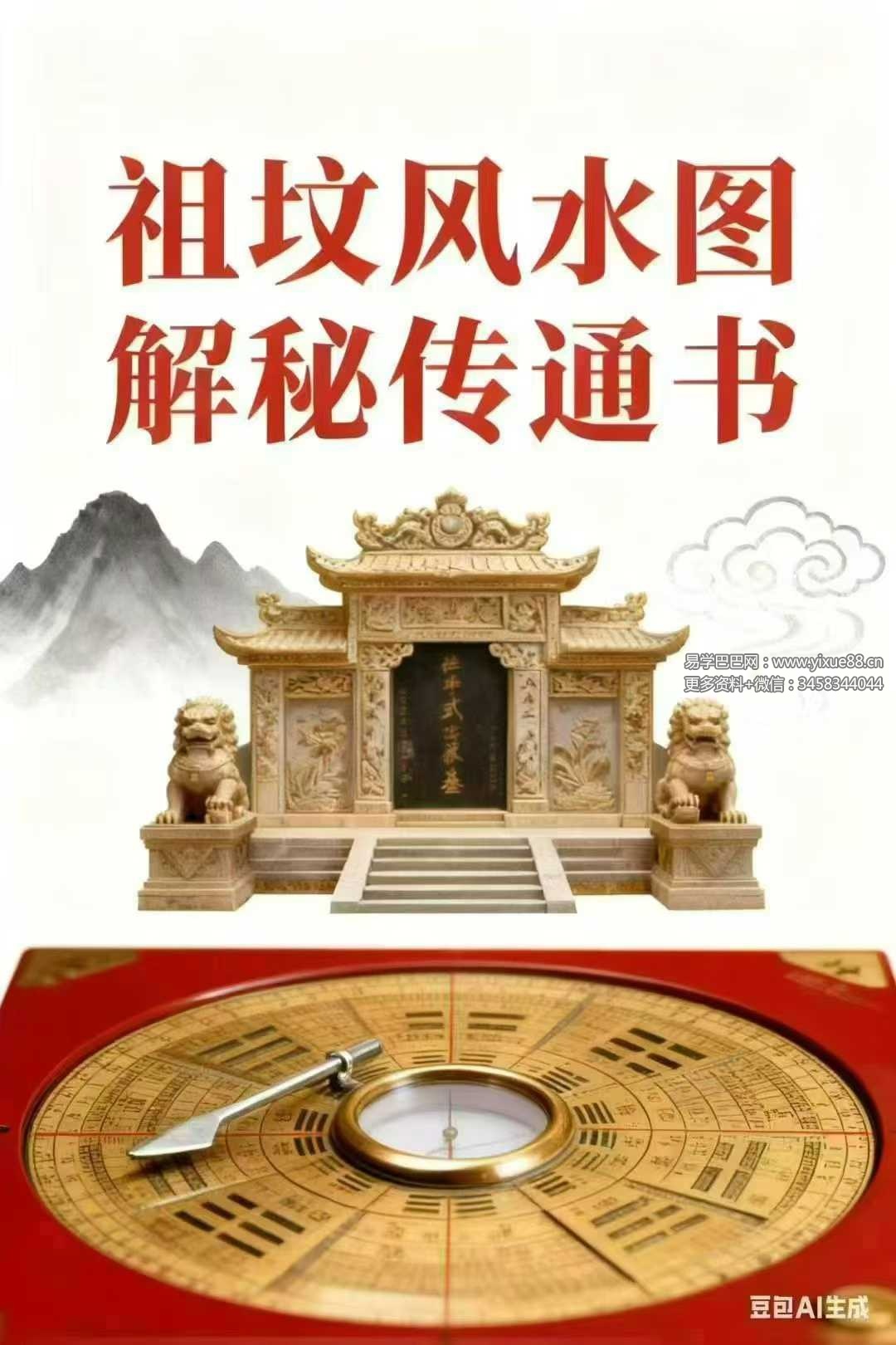 北流玄易堂风水教学图解《祖传风水图解秘传通书》312页